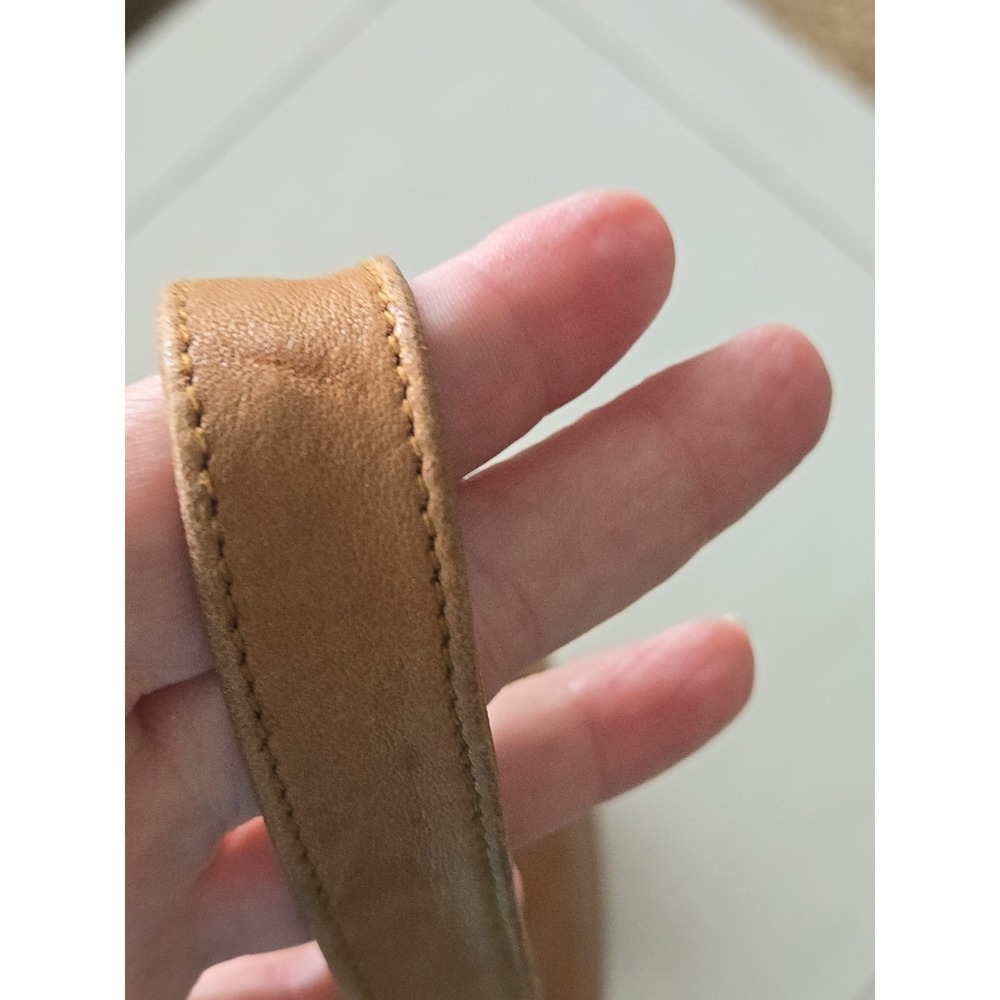 Ellington Sling Crossbody Bag Fanny Pack Waist Leather Adj Strap Distressed Tan - Picture 10 of 16